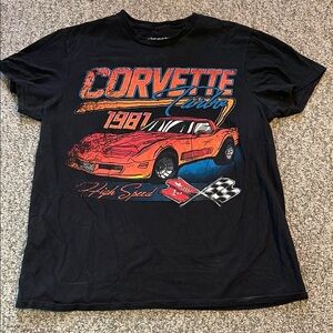 Corvette Turbo 1981 Black T-Shirt